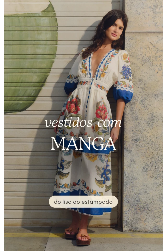 vestido manga bufante floral maitê. compre agora!