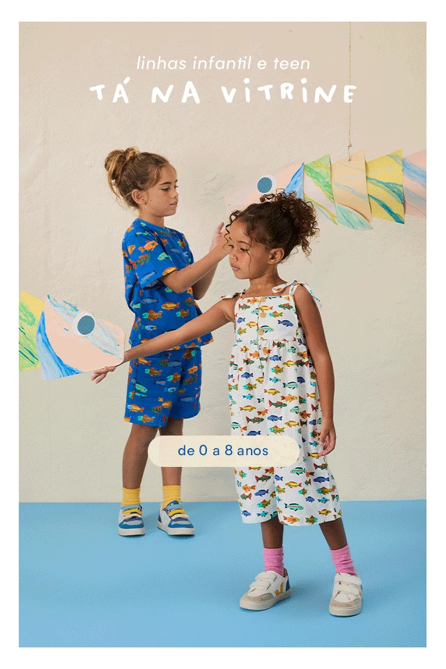 roupas estampadas infantis FÁBULA FARM. conheça tudo de 0 a 8 anos!