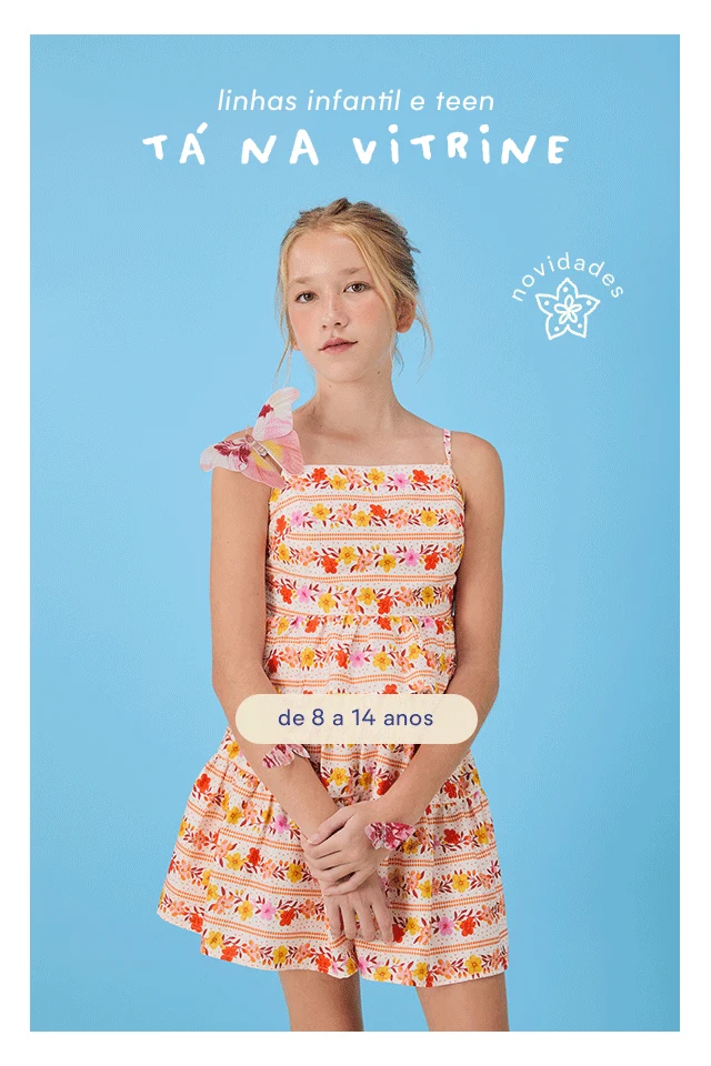 linha teen FÁBULA FARM: roupas estampadas de 8 a 14 anos pra conferir agora!